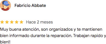 Opinión de cliente 2
