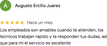 Opinión de cliente 3